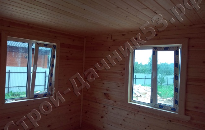 4 Брусовой дом  ОД-14,  7×8, 56 м², Московская область,  Шаховской район, деревня Починки (3)